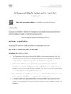Cover of AI Responsibility for Catastrophic Harm Act ("ARCH Act"): A Model Bill