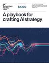 Cover of A playbook for crafting AI strategy