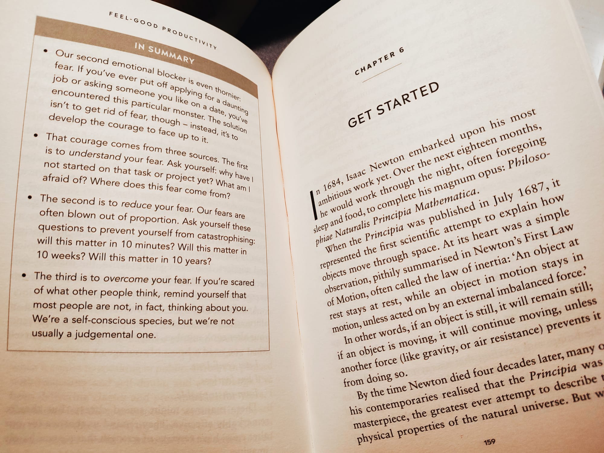 Two pages from Ali's book
