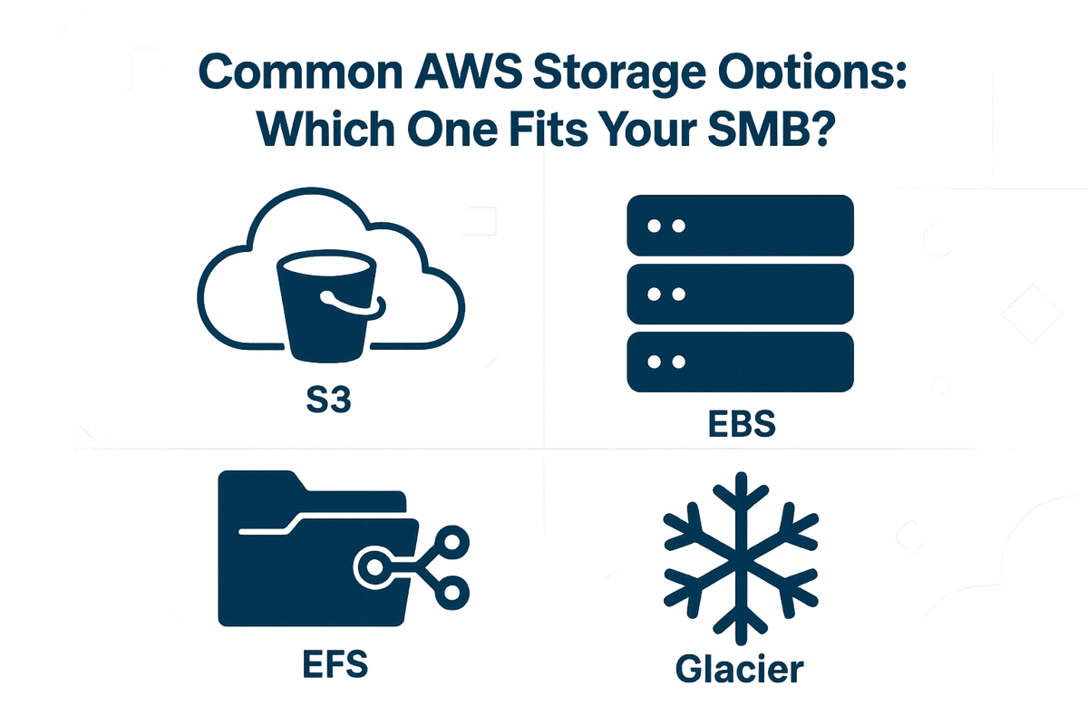 Common AWS Storage Options: Which One Fits Your SMB?