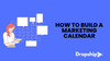 How to Build a Marketing Calendar
