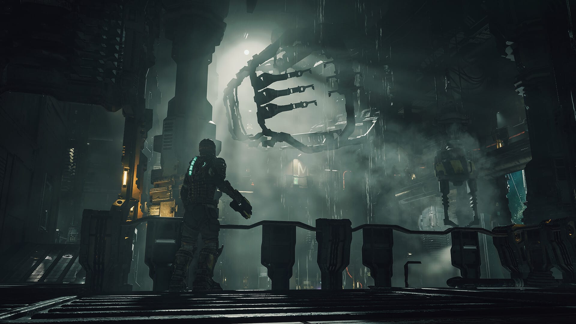 A screen shot from the video game Dead Space.