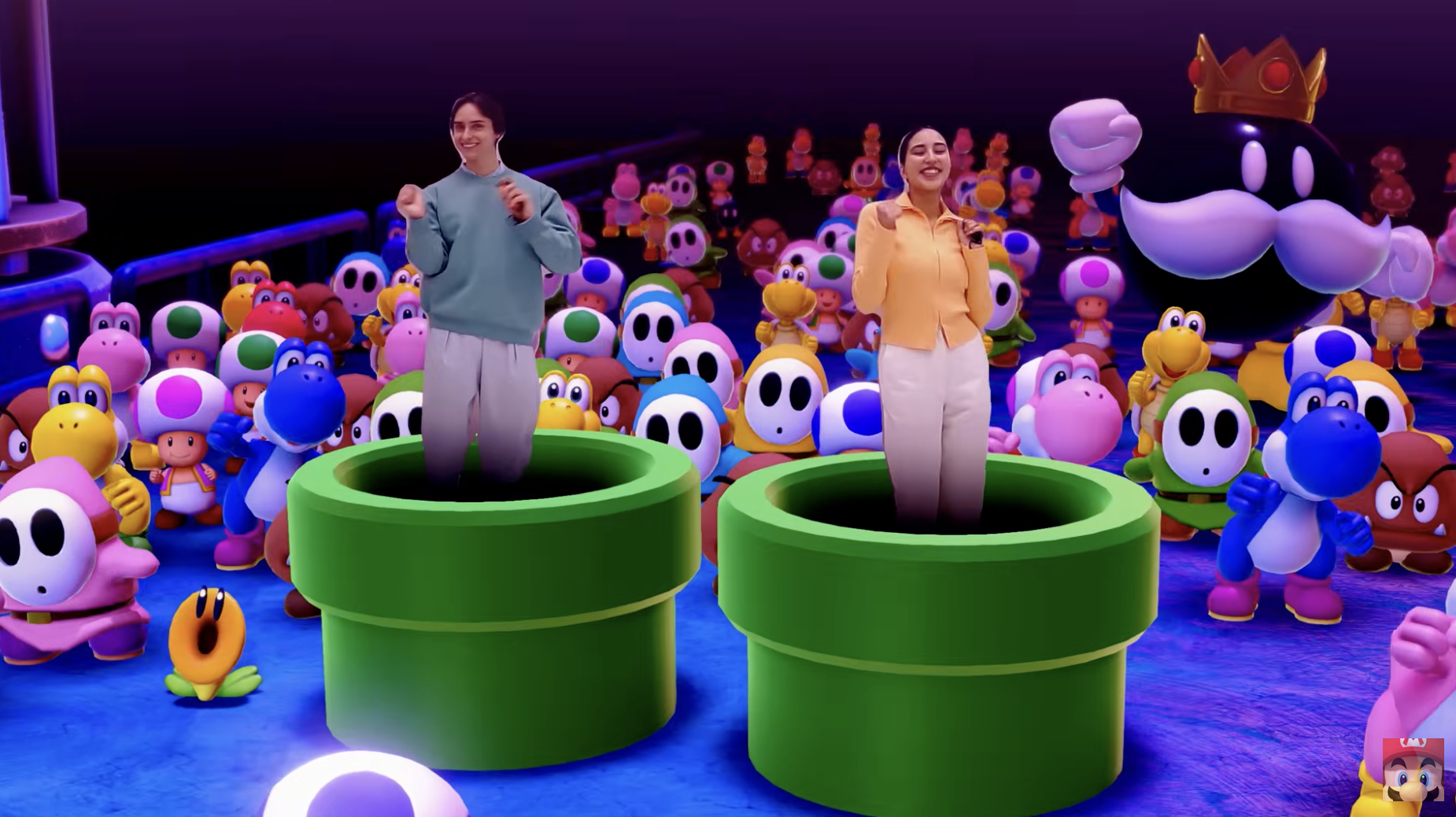 A screen shot from the video game Super Mario Party Jamboree