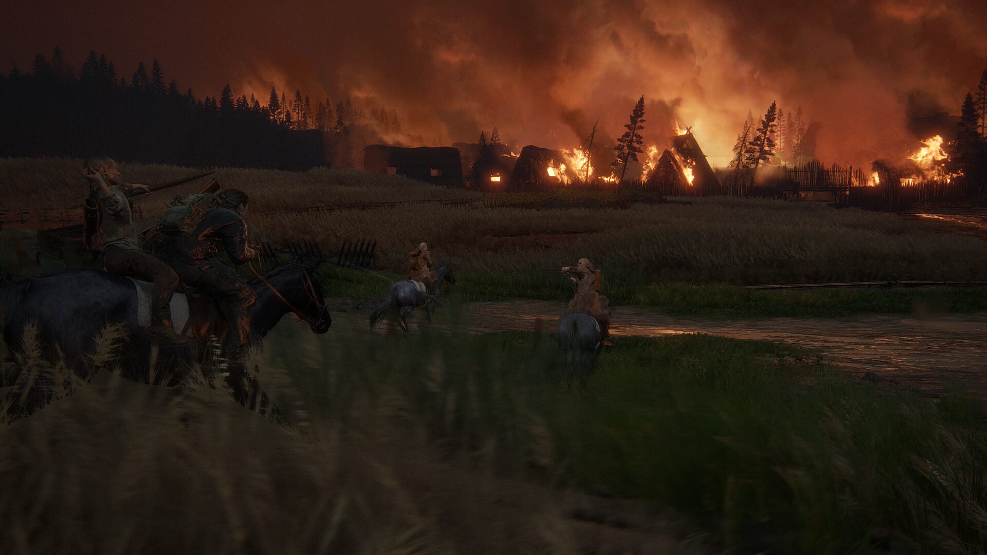 A screen shot from the video game The Last of Us: Part II