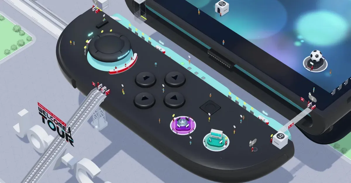 A screen shot from Switch 2 Welcome Tour