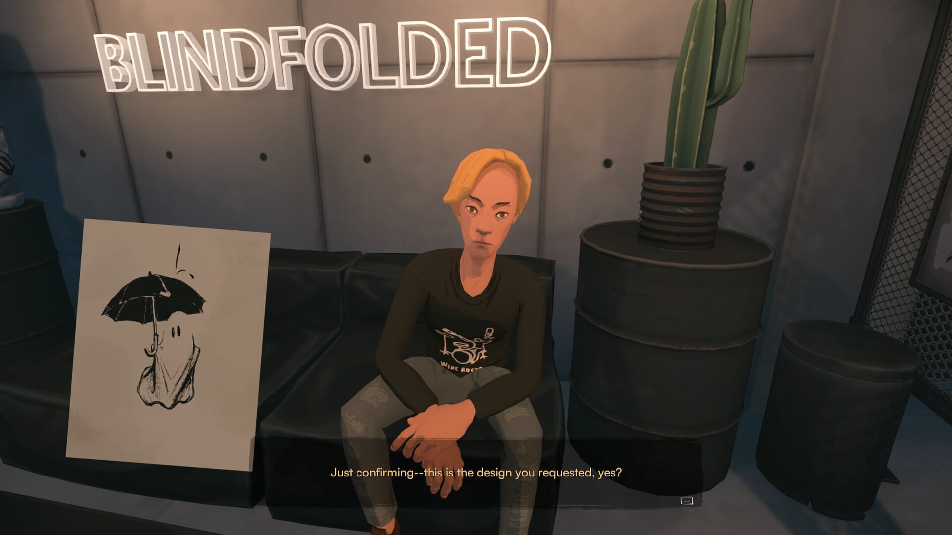 A screen shot from the video game Inkression