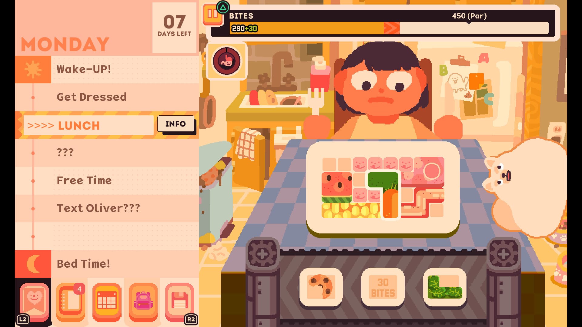 A screen shot from the video game Consume Me