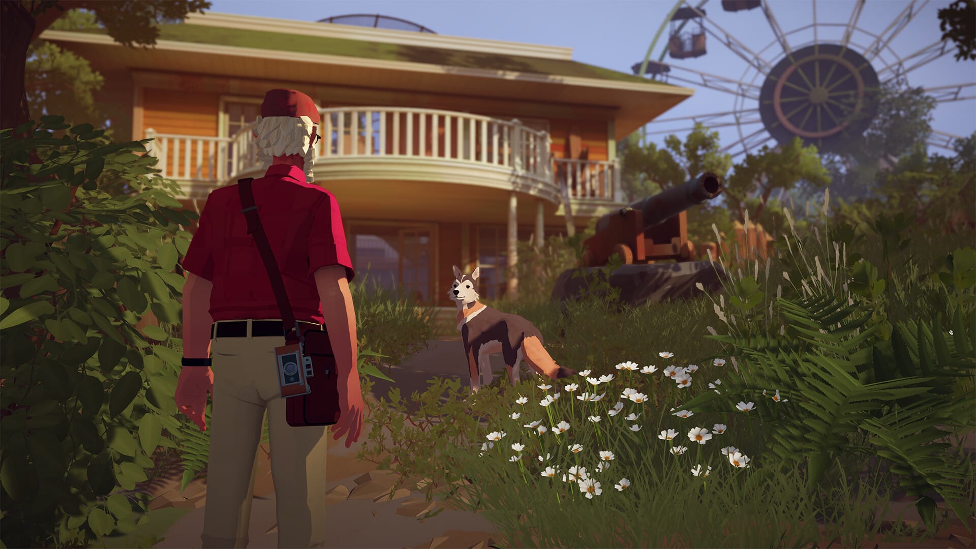 A screen shot from the video game Forever Ago