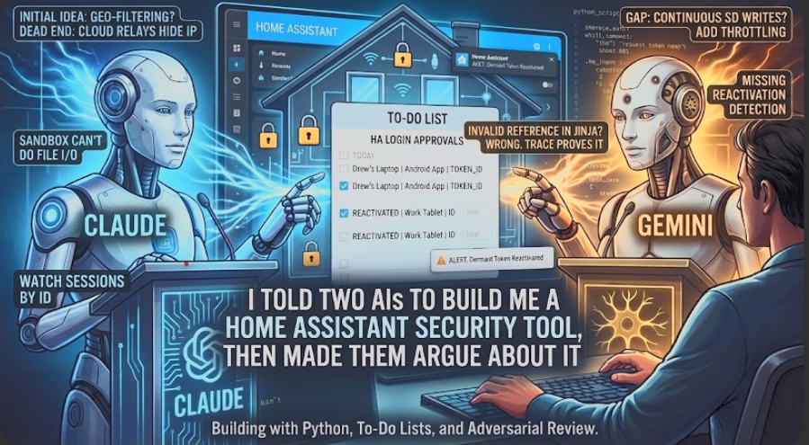 I Told Two AIs to Build Me a Home Assistant Security Tool, Then Made Them Argue About It