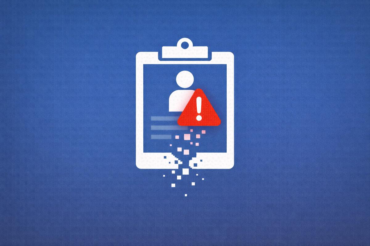 Minimalist vector art of a medical clipboard with a red caution symbol, representing the Iowa Medicaid data breach.