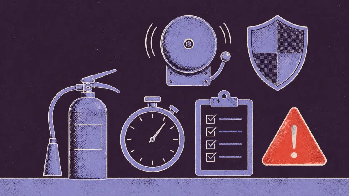 Illustration of a security team coordinating a response to a cybersecurity incident.