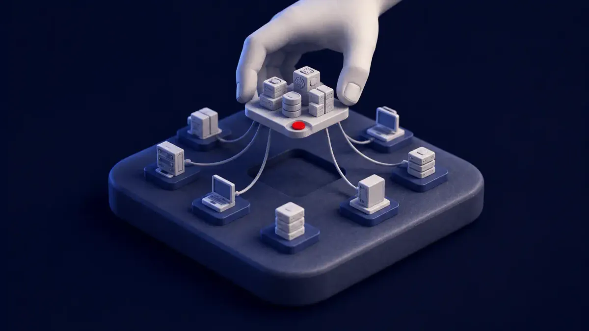 Nvidia and Hugging Face logos over a stylized AI model-hub network, marking the $13 billion acquisition.