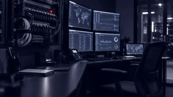 N-able N-central admin console on a screen with a red alert marker, illustrating the CVE-2026-86218 remote code execution hotfix.