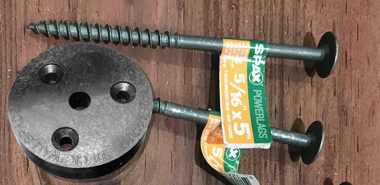Spacers for PowerLag Fasteners