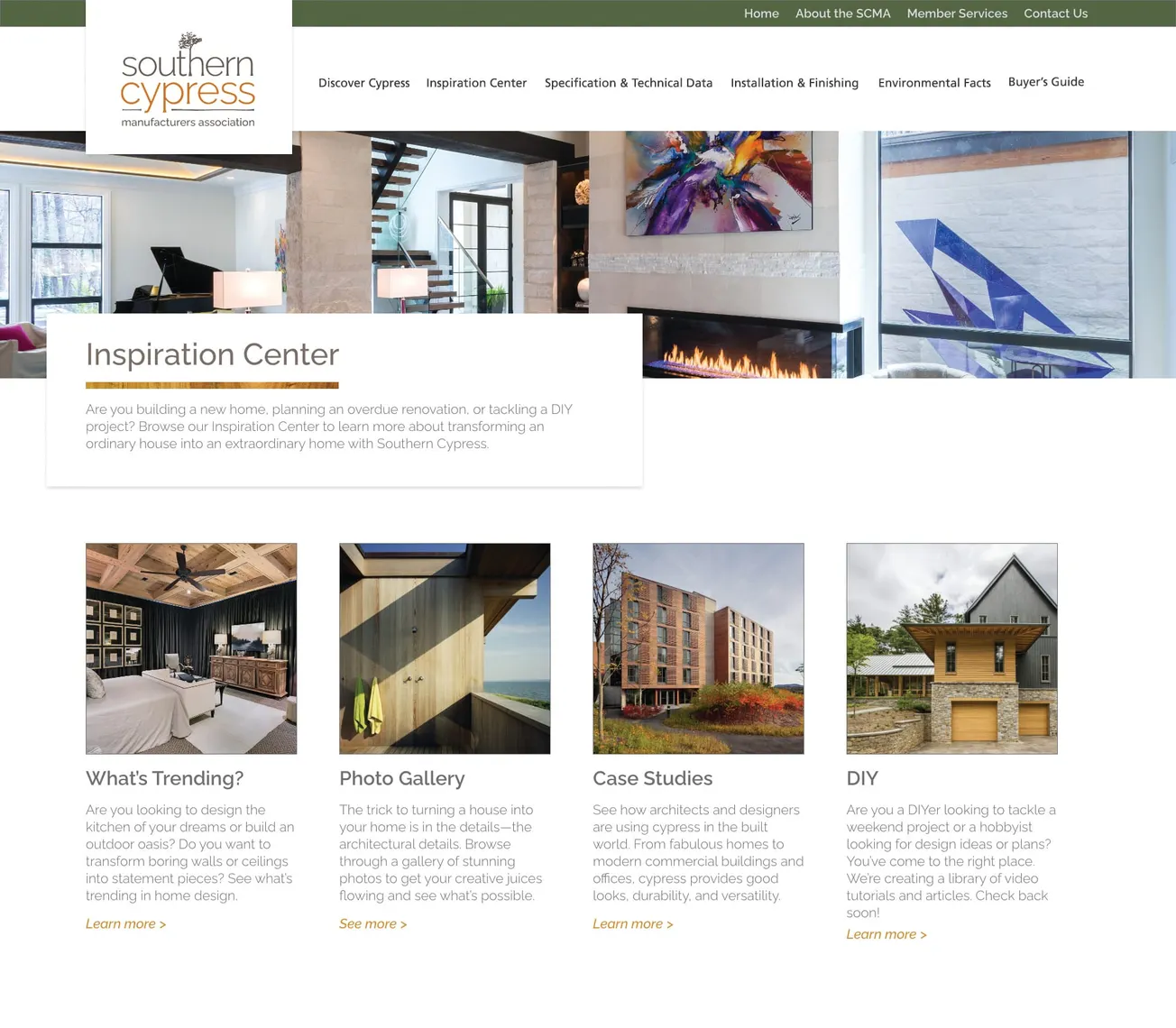 Southern Cypress Gets Fresh New Look, New Tools