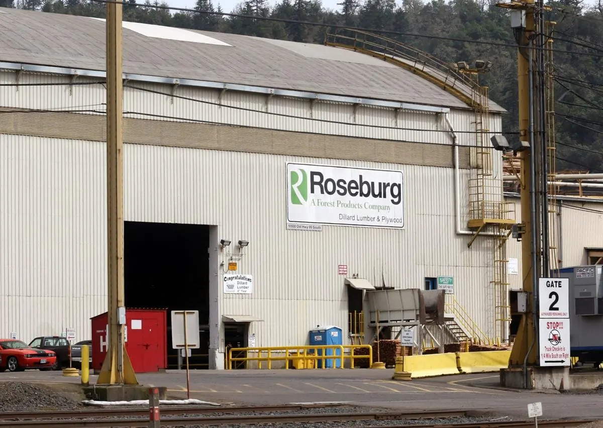 Roseburg Cuts Back at Dillard Plant