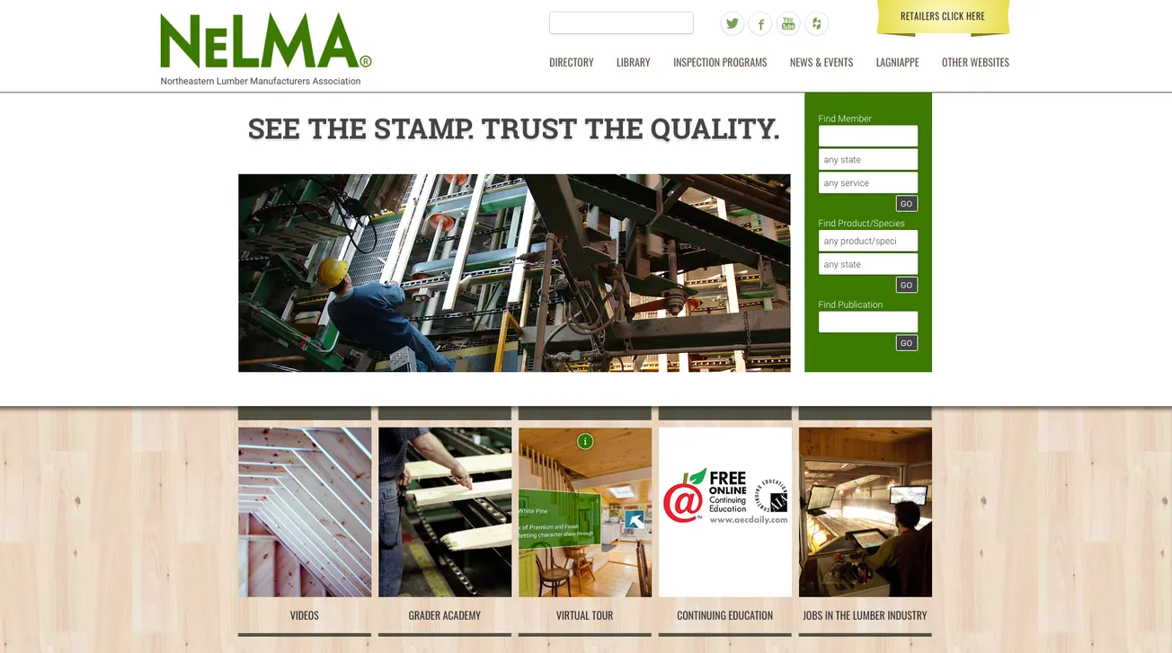 New Website for NELMA