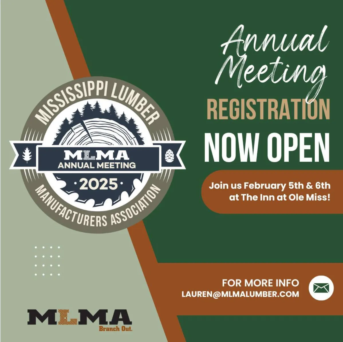 SLB EXEC HEADLINES MISSISSIPPI LUMBER PRODUCERS’ ANNUAL