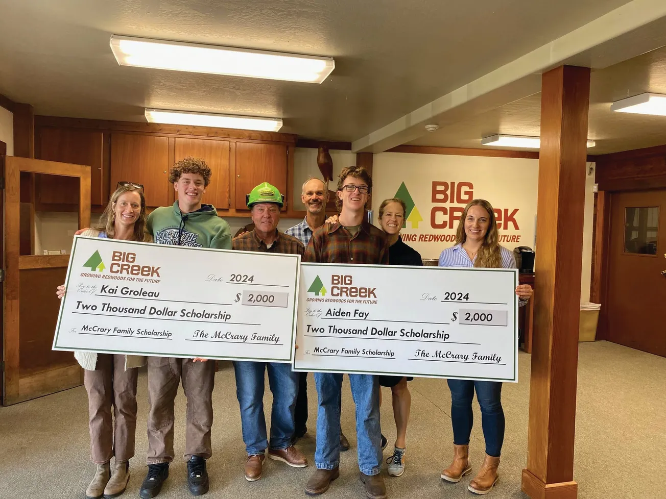 BIG CREEK AGAIN OFFERS SCHOLARSHIPS