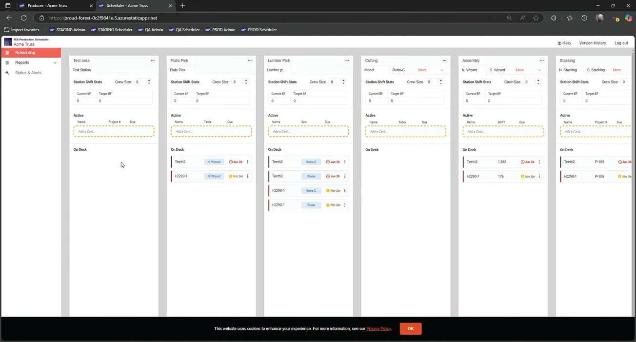 TRUSS PRODUCTION SOFTWARE