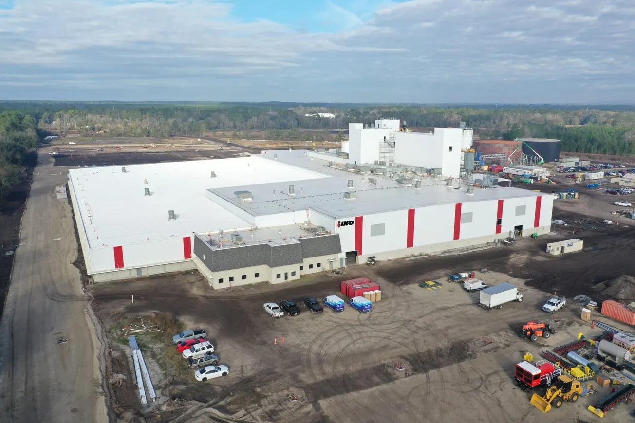 IKO OPENS FLORIDA MANUFACTURING COMPLEX