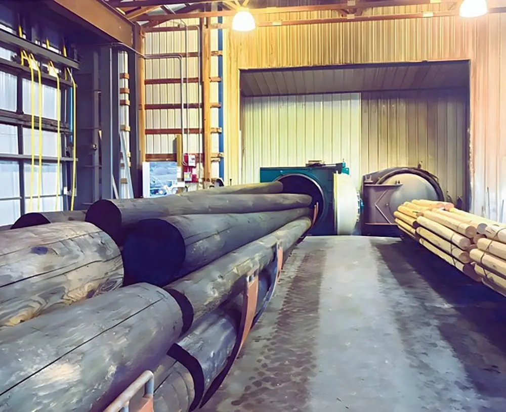 WHEELER DOUBLES POLE TREATING CAPACITY