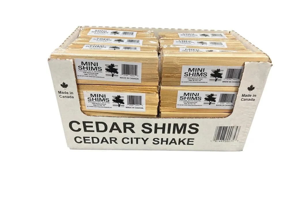 WESTERN RED CEDAR SHIMS