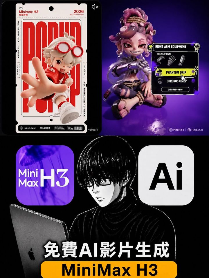 一次生成畫面、音效和人聲？MiniMax H3 想解決 AI 影片最麻煩的問題