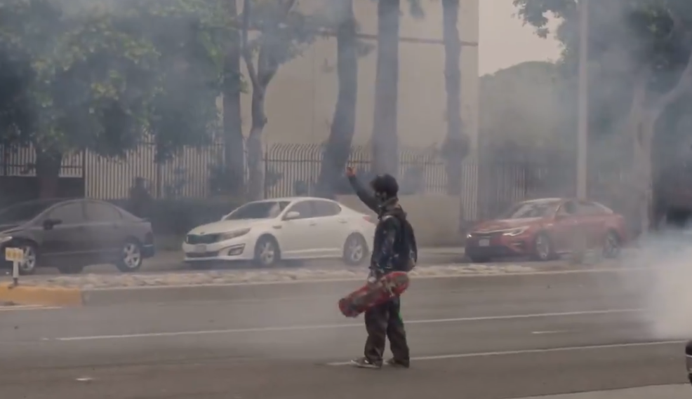 What happened before the National Guard showed up?