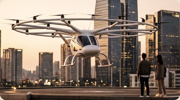 Would you take a 7-minute air taxi over the bridge?