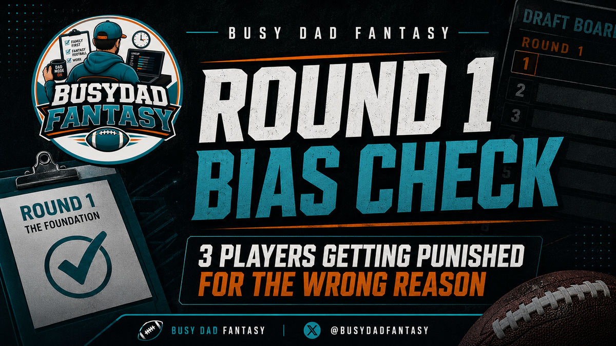 Round 1 Bias Check: 3 Players Getting Punished for the Wrong Reason