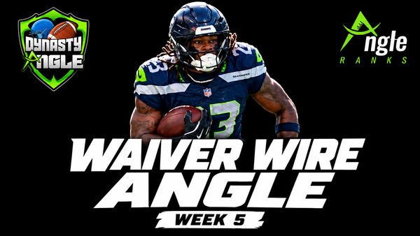 Waiver Wire Angle - Week 5