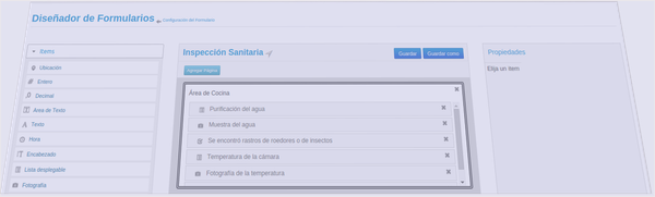 Captura para su inspección sanitaria