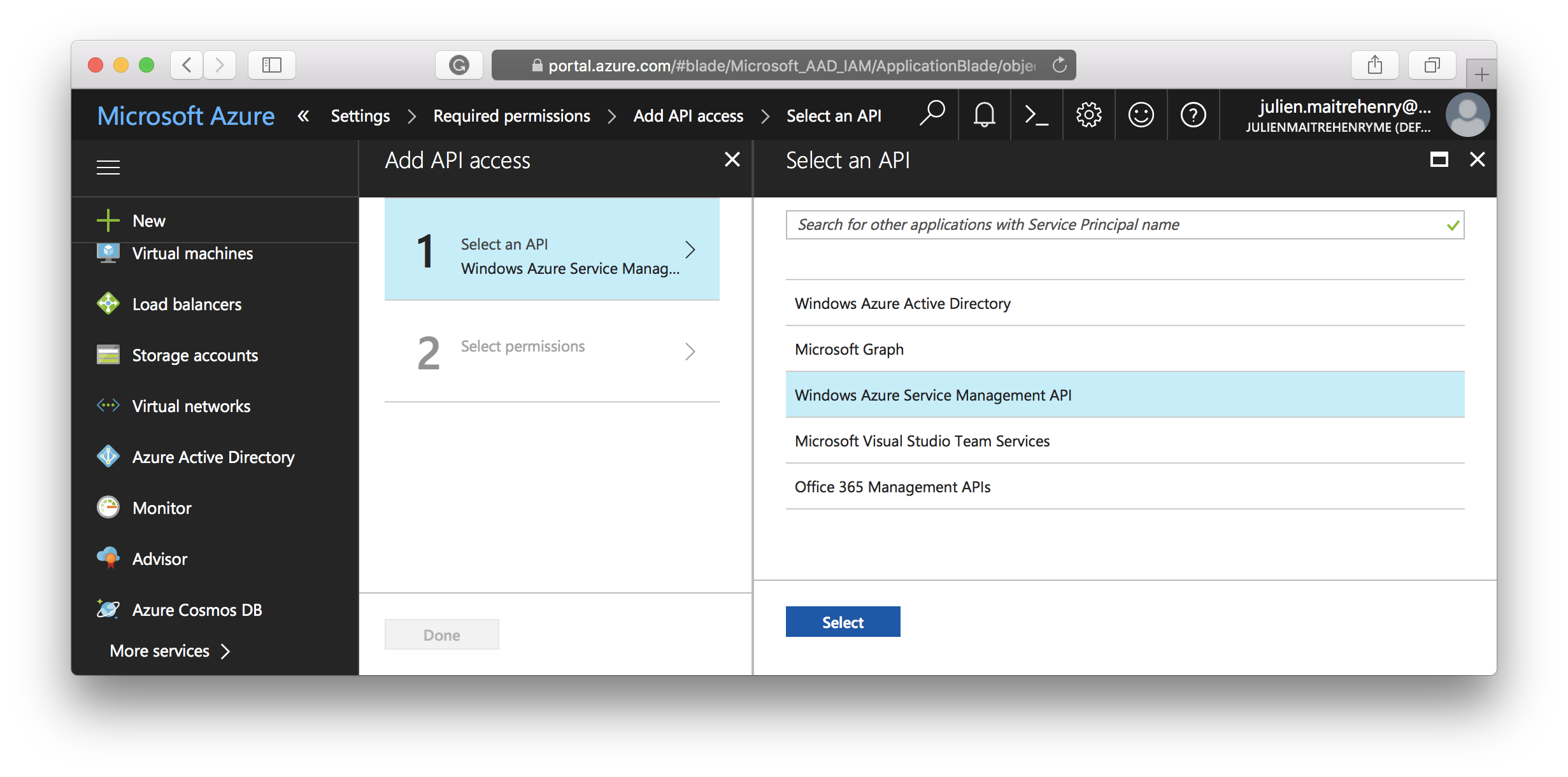 Application - Permissions
