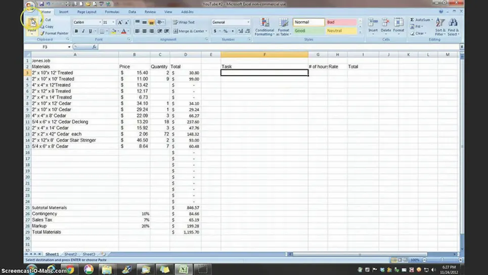 The Process to Profit Part 2: Quoting