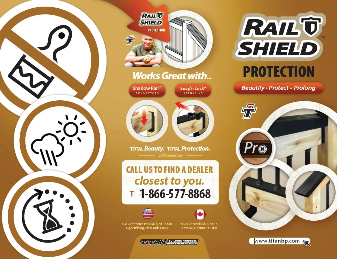 Wood Railing Protection System