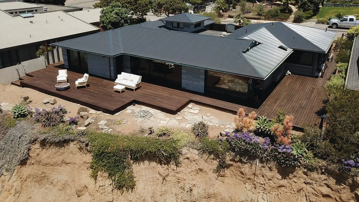 Cliff Hanger: Bamboo to the Rescue at Bluff-top Vacation Home