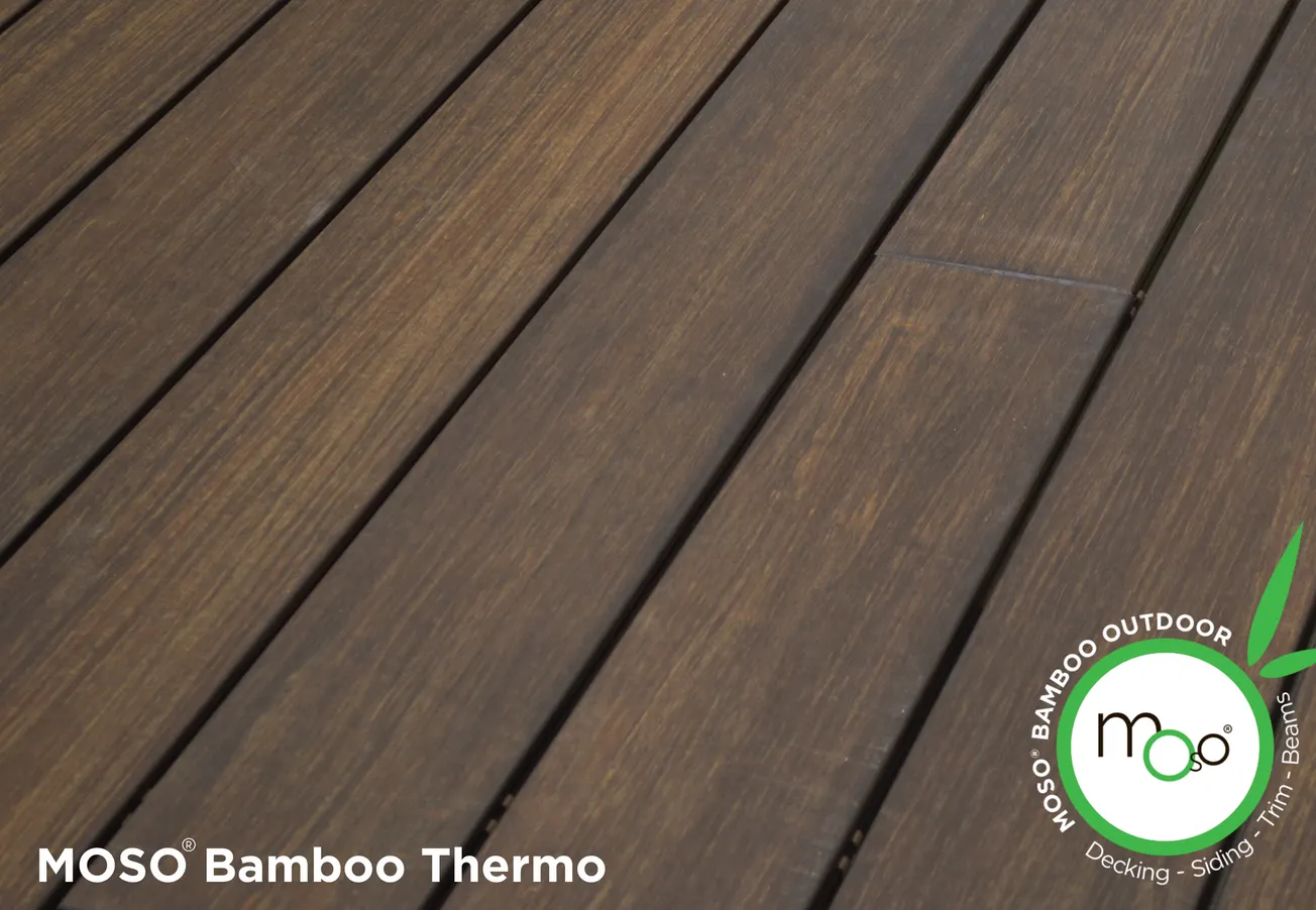 MOSO Introduces Bamboo Outdoor Thermo Decking