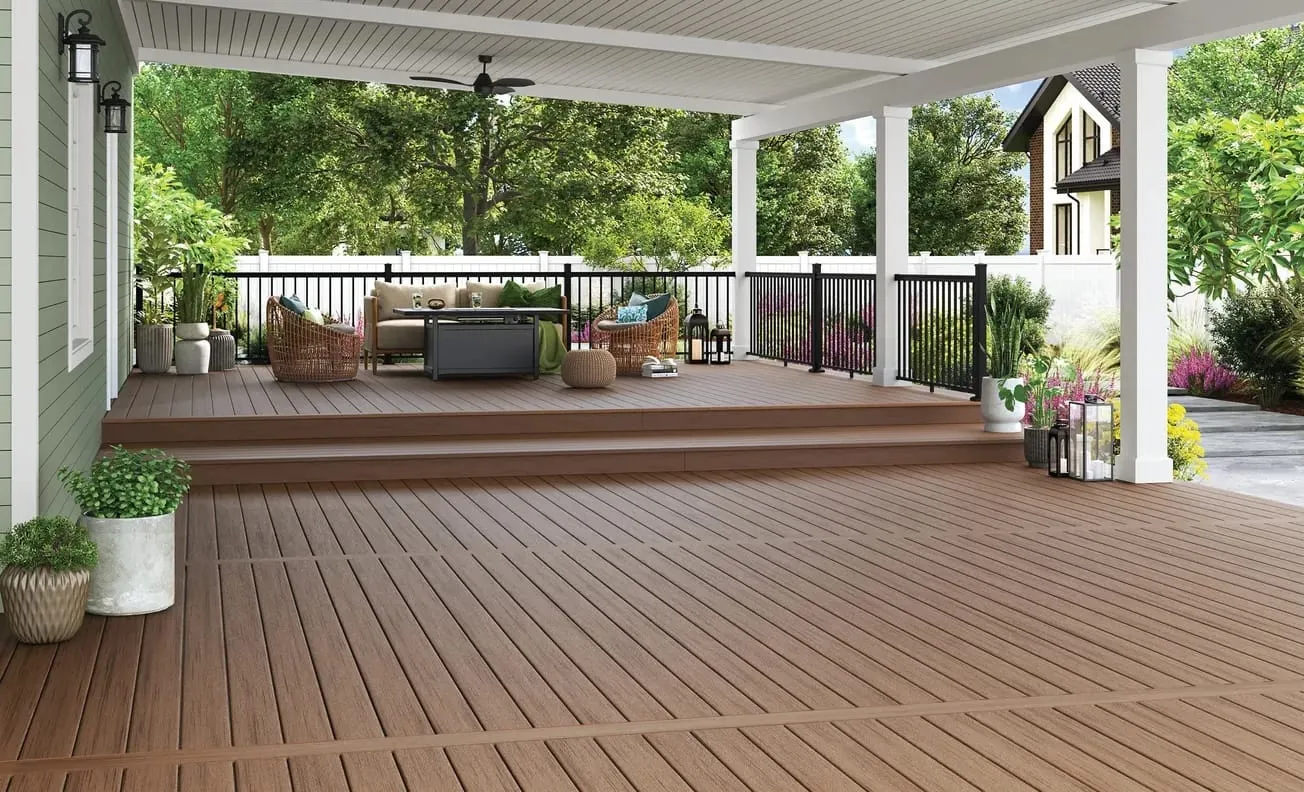 COMPOSITE-ENHANCED PVC DECK