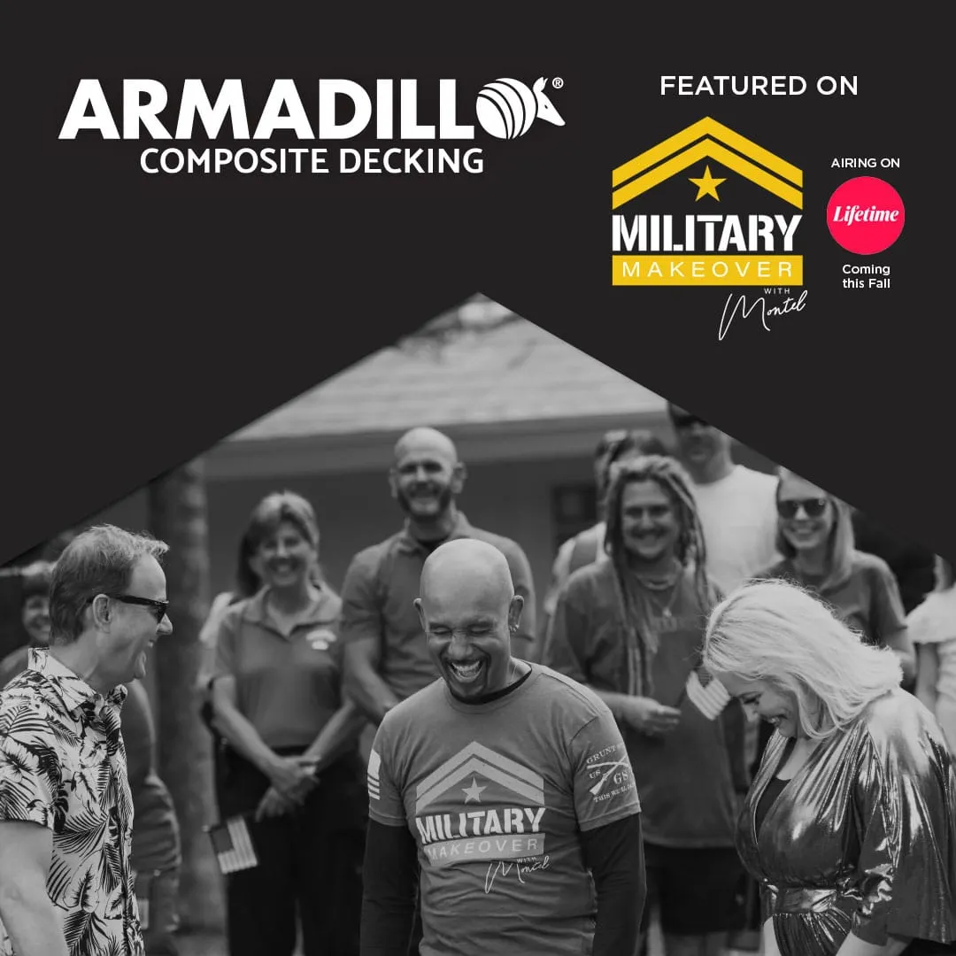 Armadillo Decking Partners with Military Makeover with Montel
