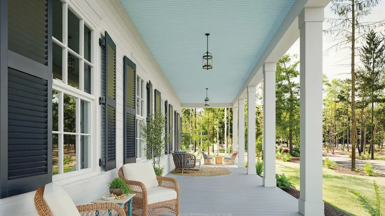 Serene Blue Beadboard