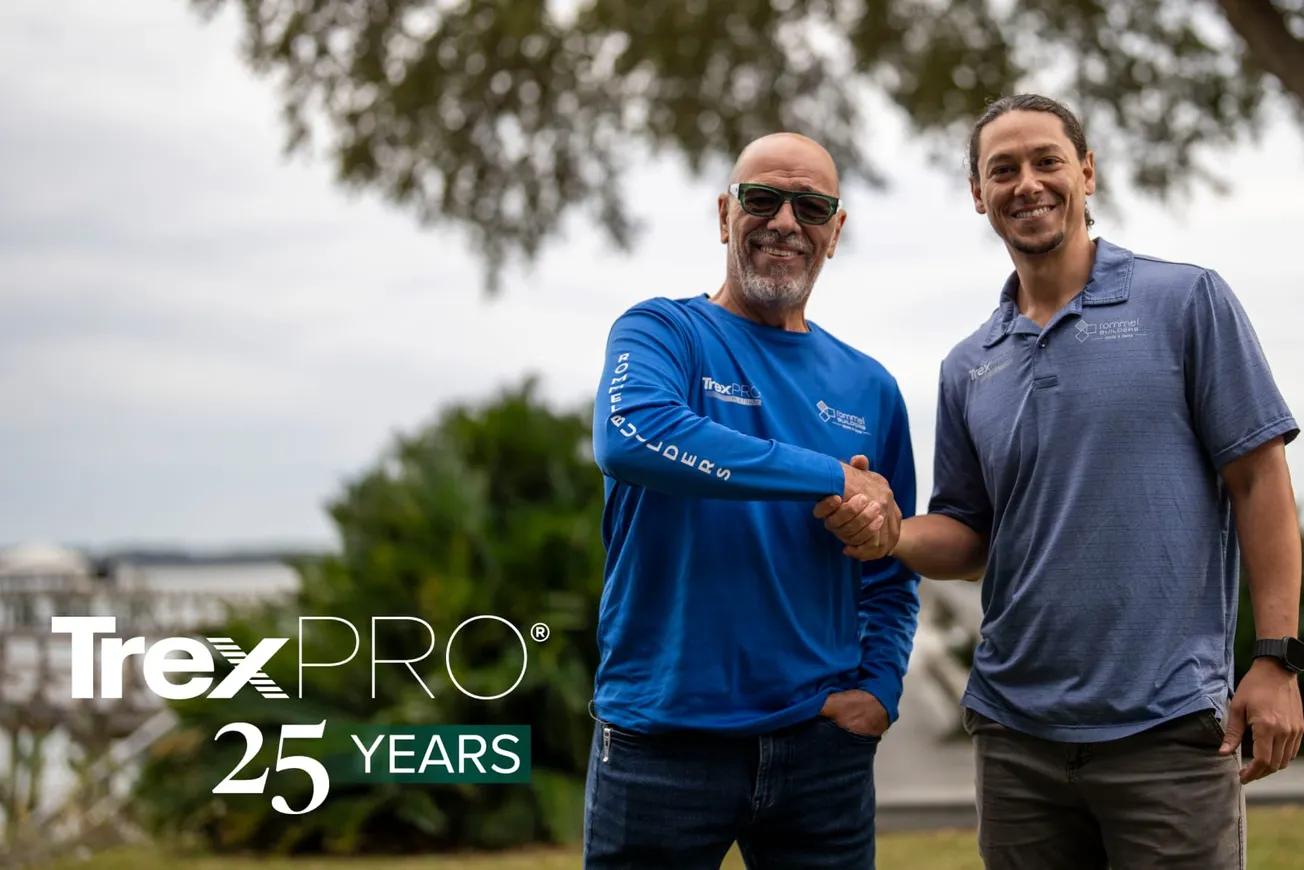 Trex Celebrates 25 Years of its TrexPro Program