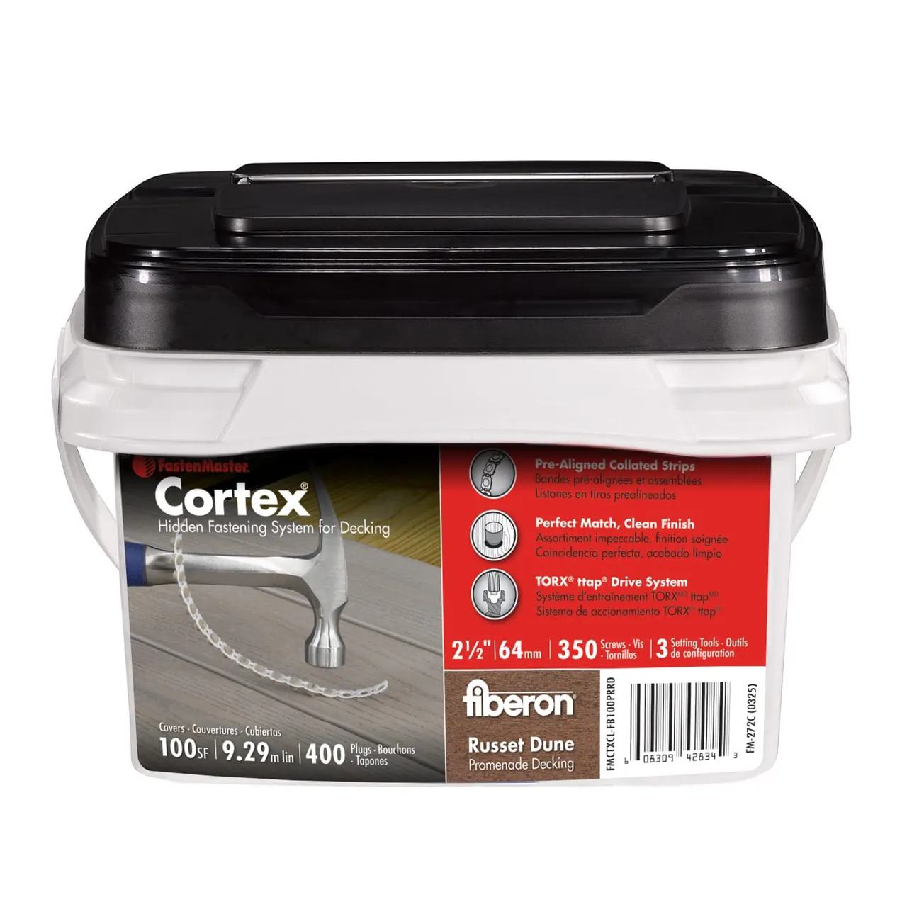 FastenMaster Expands Collated Cortex Plug to Include Fiberon Decking