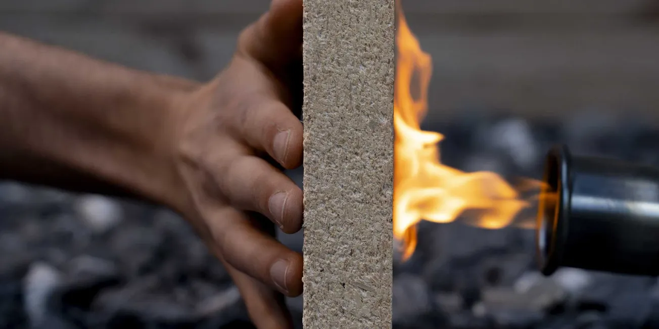 Turning Sawdust into Fire-Resistant Composite