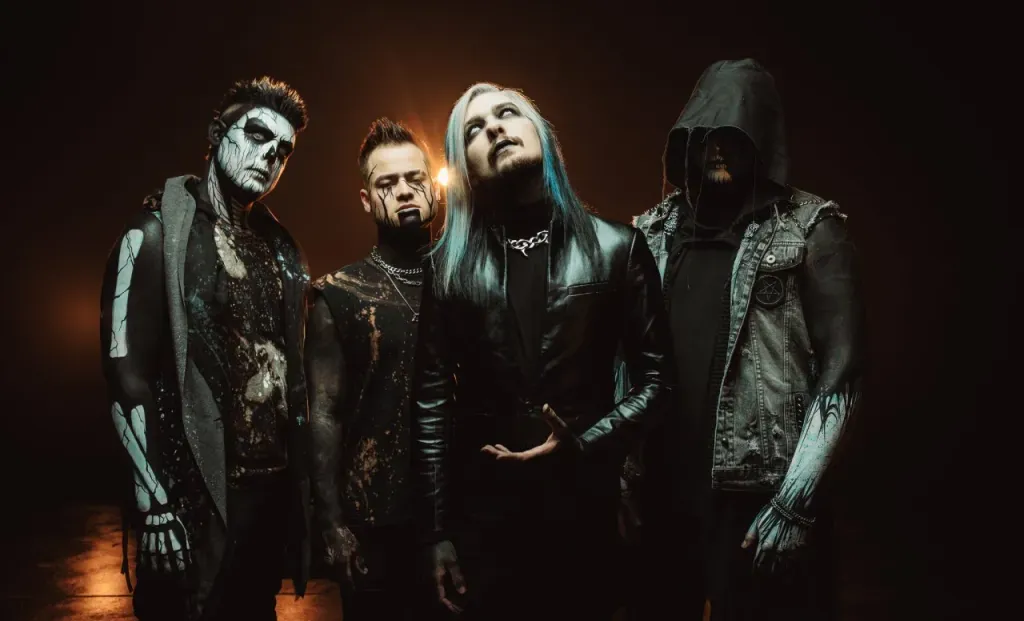 Group portrait of metalcore band Dark Divine