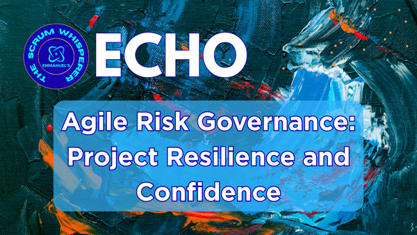 Agile Risk Governance: Project Resilience and Confidence
