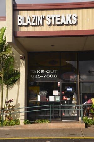 Business Profile:  Blazin Steaks Mililani