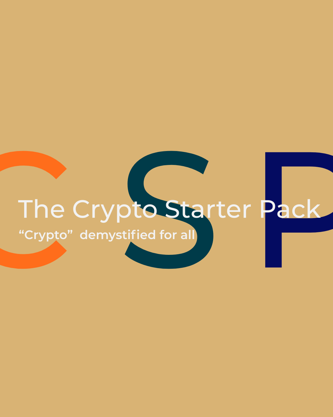 Crypto Starter Pack (Education) Post image