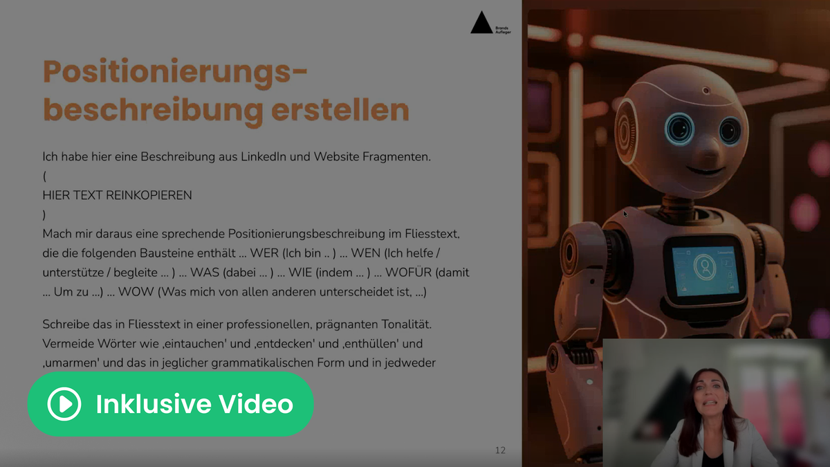 Prompting Lab: „LinkedIn-Glow-up mit KI“