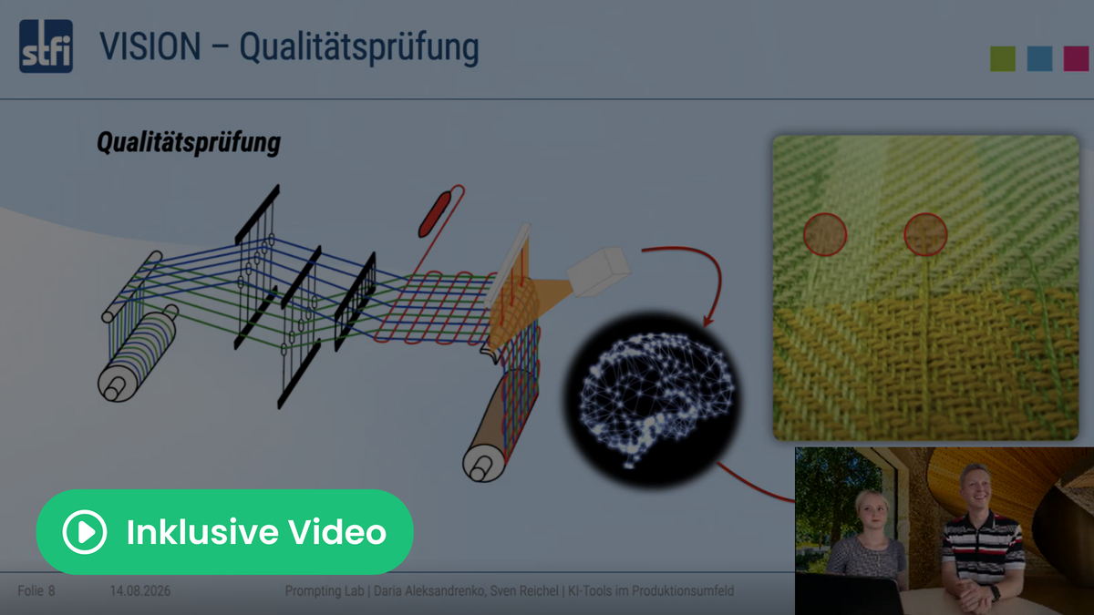 KI in der Textilproduktion: Warum ein eigenes Modell manchmal nur Sekunden braucht